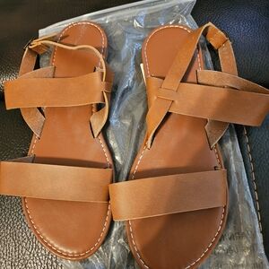 Brown Strappy Sandals